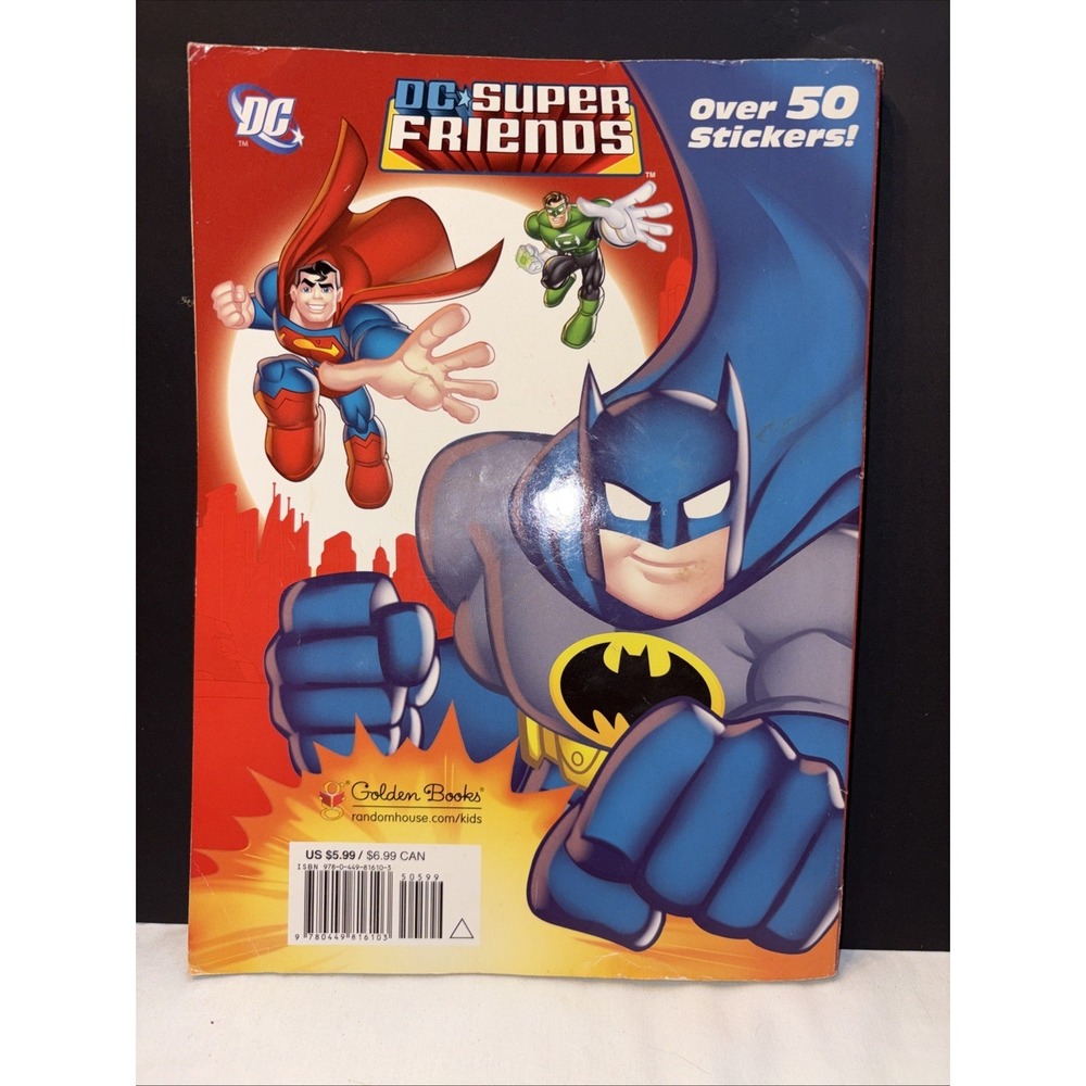 Here Comes The Heroes‎ Dc, Super Friends, Activity, And Coloring By Golden Books
